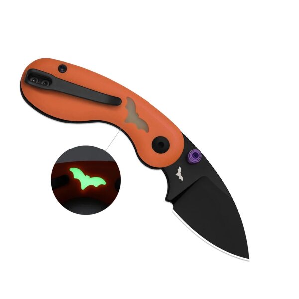 Kizer Microbe 14C28N Stahl Dual Color G10 GID Halloween Special