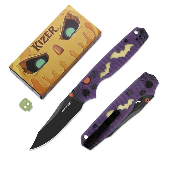 Kizer Pokiman BC AEB-L Stahl Dual Color G10 GID Halloween Special