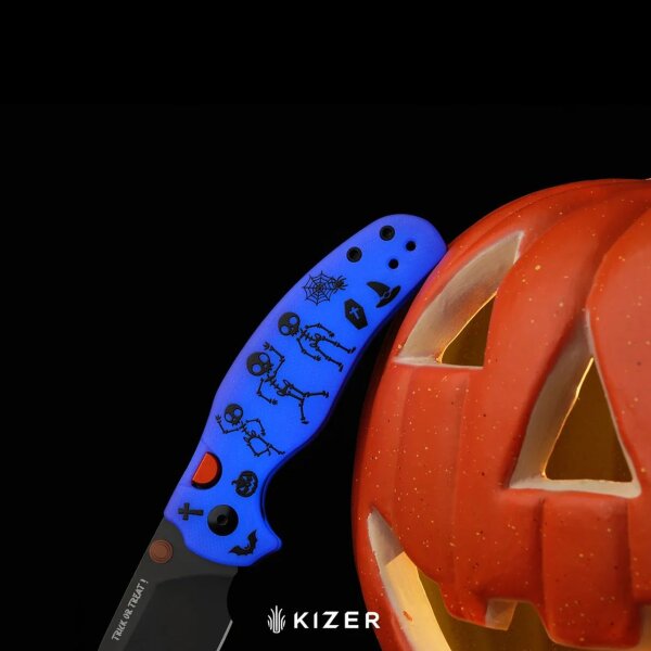 Kizer C01C 2.9 BD Elmax Stahl Dual Color G10 GID Halloween Special