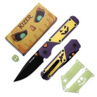Kizer Militaw 3.1 M390 Stahl Dual Color G10 GID Halloween...