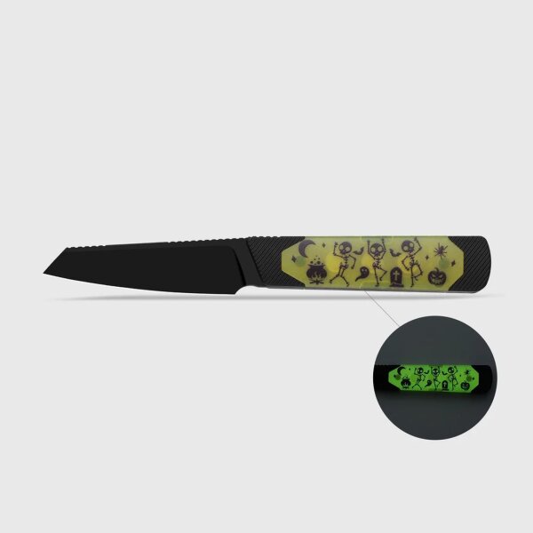 Kizer Hallow Outdoormesser CPM 10V Stahl Aluminium G10 Halloween Special