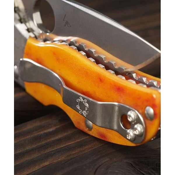 Spyderco Native 5 50th Anniversary S90V Amber Bone Limited Edition