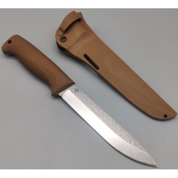 Peltonen Knives Sissipuukko M95 Ranger N690 Stahl TPE Griff Kompositscheide Coyote