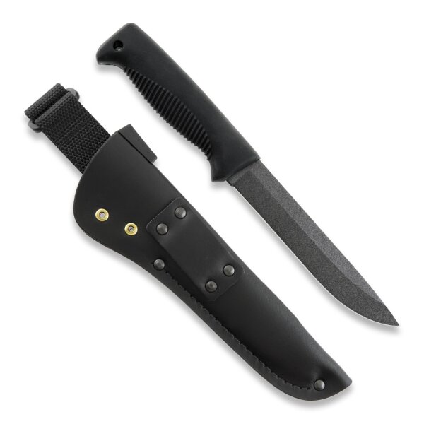 Peltonen Knives Sissipuukko M95 Ranger N690 Stahl TPE Griff Kompositscheide Orange