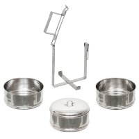 Fox Outdoor Speisebehälter 4-teilig aus Edelstahl