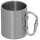 MFH Tasse aus Edelstahl 300 ml doppelwandig Trinkbecher