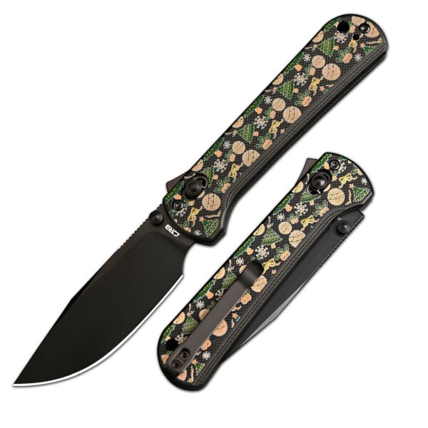 CJRB Bolt Christmas Edition Weihnachten AR-RPM9 Stahl G10 Griff