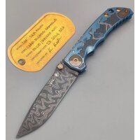 Spartan Blades SF5 Custom Damast Chad Nichols Harsey...