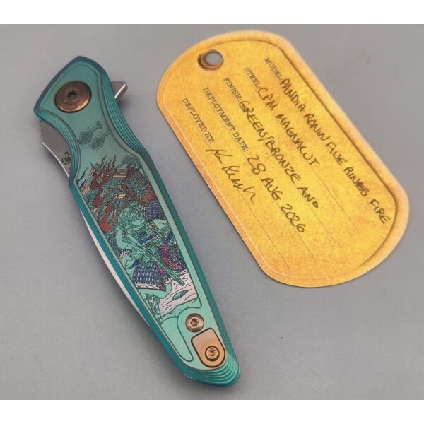 Spartan Blades SF16 Pandia Custom MagnaCut-Ronin Fire