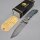 Spartan Blades SF5 Custom Damast Chad Nichols Harsey Folder - PLAGUE DOCTOR Two Tone