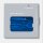 Victorinox Swiss Card Classic Blau Transparent