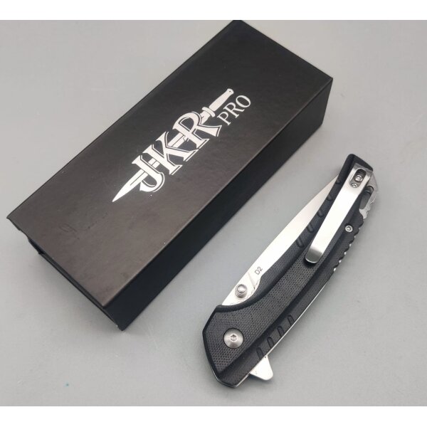 Joker Pro 15 D2 G10 Schwarz Linerlock