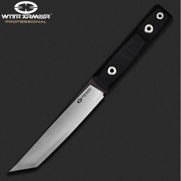 WithArmour Professional Hash Knife S-BK Messer WASTEEL™ SCFG10 Griff