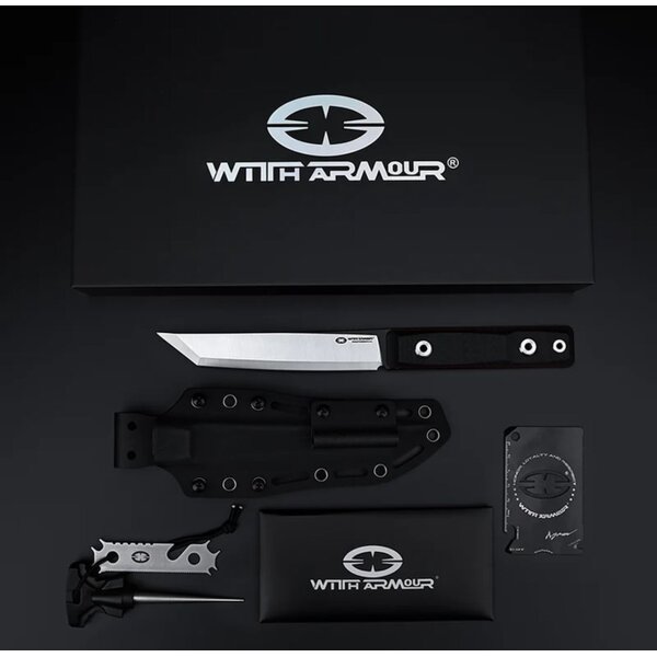 WithArmour Professional Hash Knife S-BK Messer WASTEEL™ SCFG10 Griff