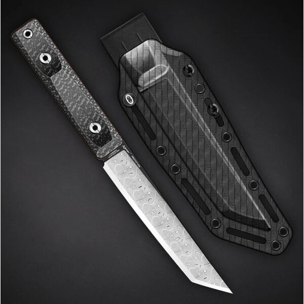WithArmour Professional Hash Knife S-BK Messer Damast SCFG10 Griff