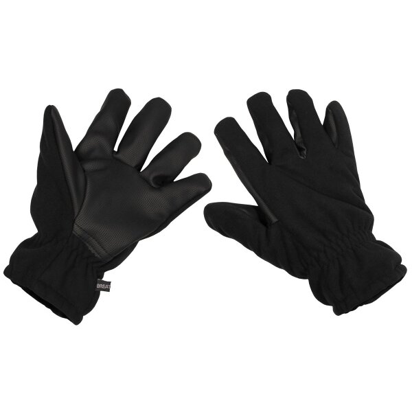 MFH Fingerhandschuhe Alpin Fleece schwarz Winddicht Größe XL