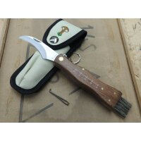 Albainox Spugnola Pilzmesser mit B&uuml;rste