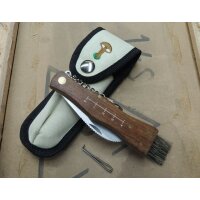 Albainox Spugnola Pilzmesser mit Bürste
