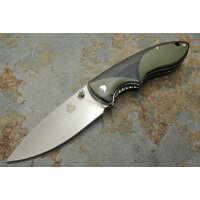 QSP Knives PIGLET Messer Folder 14C28N Stahl G10 Olive...