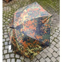 BW Bundeswehr J&auml;ger flecktarn camo Regenschirm Sonnenschirm &Oslash; 1,05 Meter 37403V