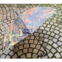BW Bundeswehr J&auml;ger flecktarn camo Regenschirm Sonnenschirm &Oslash; 1,05 Meter
