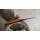 Real Steel Pelican Black / Orange Framelock Messer Taschenmesser D2 Stahl G10 Griff Schwarz