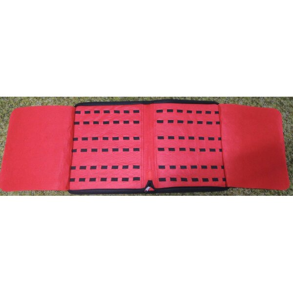 Sammlertasche für Taschenmesser Messertasche für 42 Messer Kunstleder