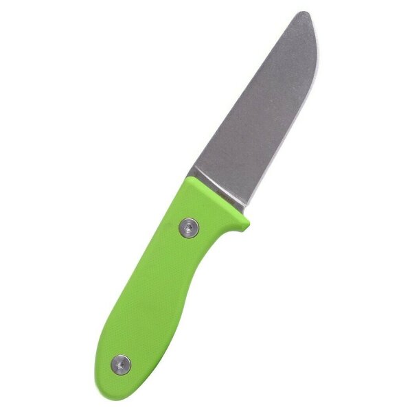 Schnitzel UNU GRÜN Messer Kindermesser Schnitzmesser 8Cr13MoV Stahl G10 Kydex