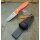 Schnitzel UNU ORANGE Messer Kindermesser Schnitzmesser 8Cr13MoV Stahl G10 Kydex