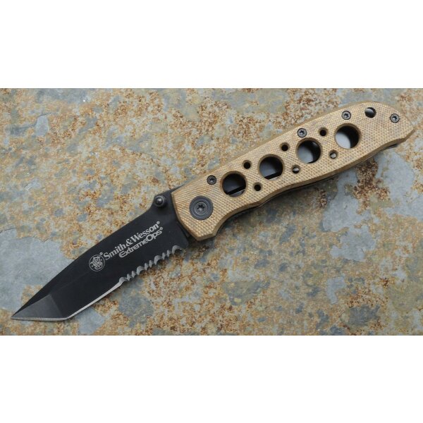 Smith & Wesson Extreme Ops Taschenmesser 440A Stahl