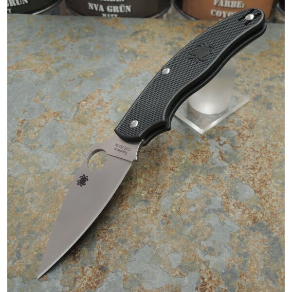 Spyderco UK Pen Knife CTS BD1N Stahl FRN Schwarz 01SP719