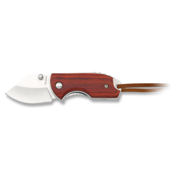 Albainox Lil Fatboy Mini Messer Taschenmesser Staminaholz Braun / Schwarz