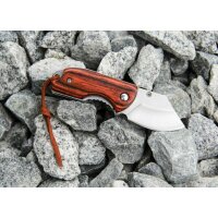 Albainox LIL&acute; FATBOY Mini Messer Taschenmesser Staminaholz Braun / Schwarz