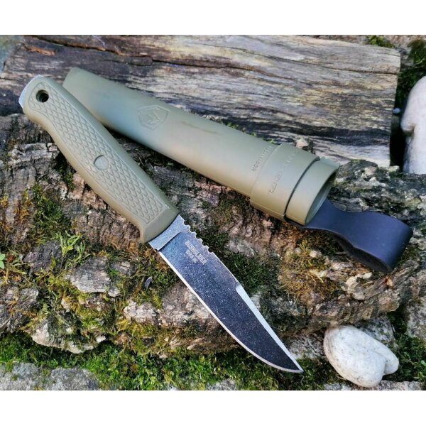 Condor Bushglider Knife Army Green 1095 Polypropylen  inkl. Kunststoffscheide