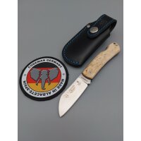 Cudeman La Marinera N690 Maserbirkenholz Braun mit Lederetui