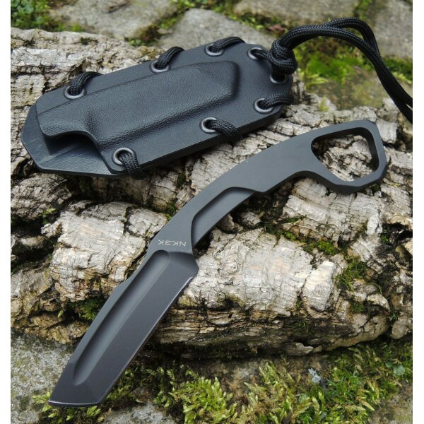 Extrema Ratio N.K.3.K Black schwarz Messer Neck Knife Fahrtenmesser Tanto Böhler N690 Stahl