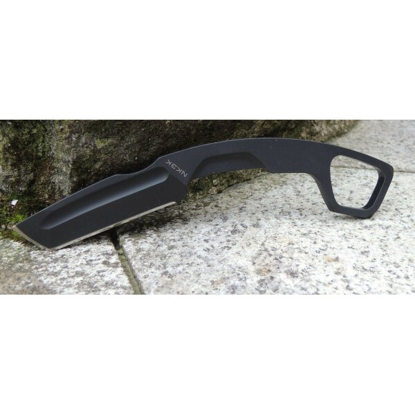 Extrema Ratio N.K.3.K Black schwarz Messer Neck Knife Fahrtenmesser Tanto Böhler N690 Stahl