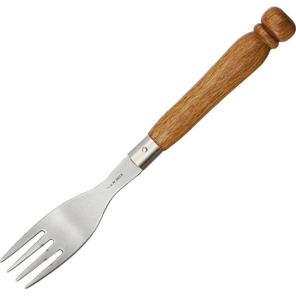 Filmam MINI FORK Gabel Besteck Dessert Gabel Outdoor Buchenholzgriff
