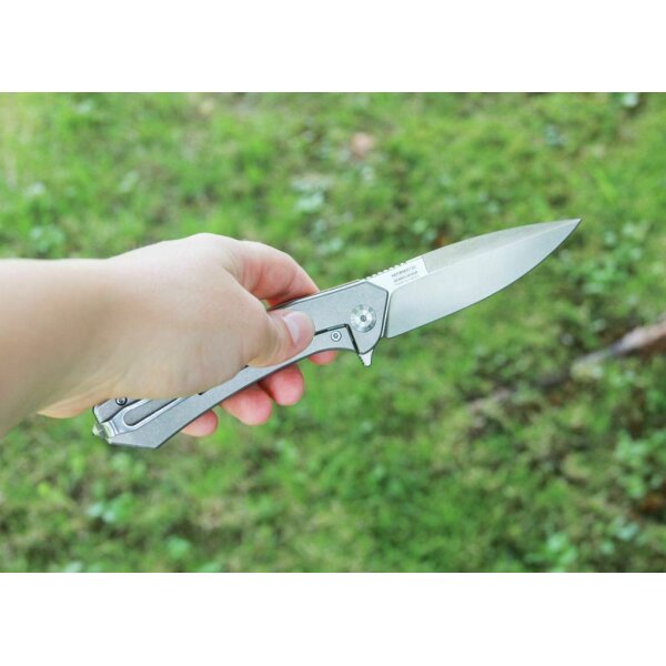 GANZO ADIMANTI SERIES SKIMEN-RD D2 Folder red rot G10 Flipper Taschenmesser Framelock