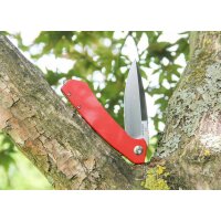 GANZO ADIMANTI SERIES SKIMEN-RD D2 Folder red rot G10...