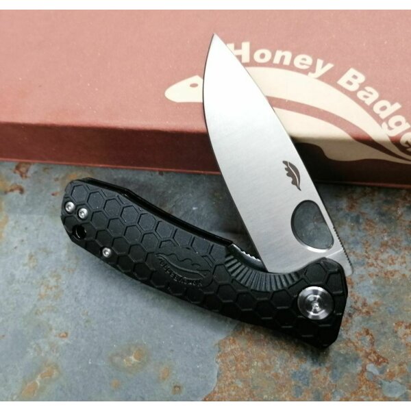 Honey Badger Folder D2 Small Black D2 FRN  Schwarz