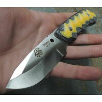 J&amp;V Adventure Knives NANO 2.0 Messer Outdoormesser MoVa Stahl Micarta BICOLOR