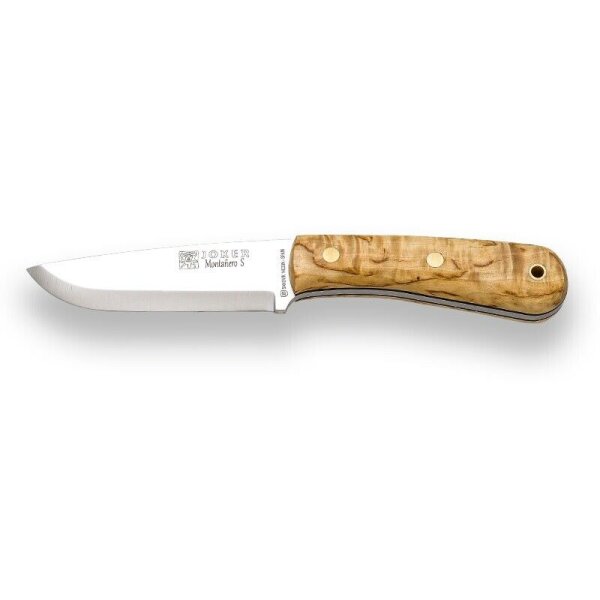 Joker Montanero S 14C28N Maserbirkenholz Braun inkl. Lederscheide