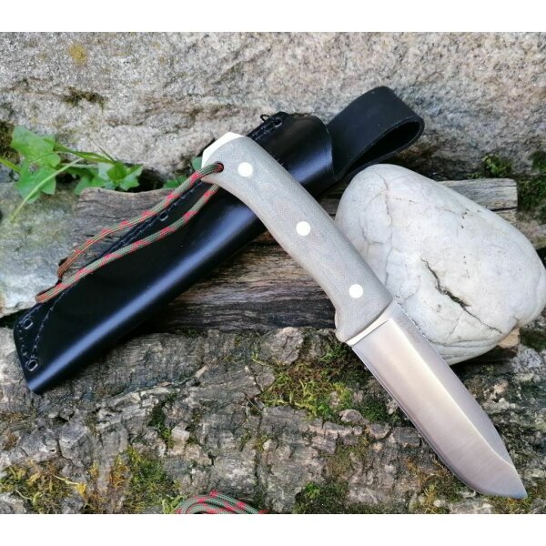 Joker Nomad N695 Micarta Grün inkl. Lederscheide