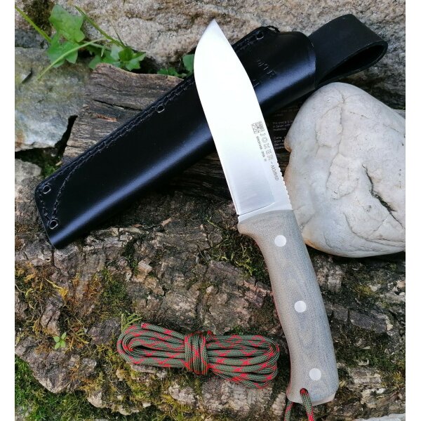 Joker Nomad N695 Micarta Grün inkl. Lederscheide
