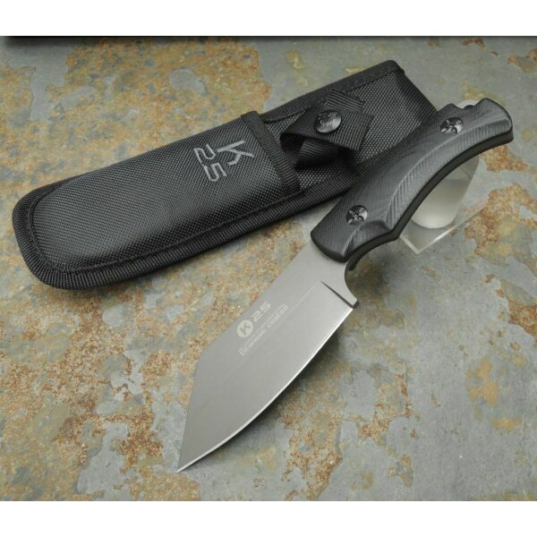 K25 Outdoormesser 7Cr17Mov G10 Griff Nylonscheide