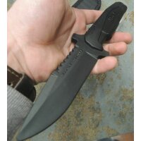 K25 Training Knife Trainingsmesser &Uuml;bungsmesser aus Kunststoff Schwarz 32463