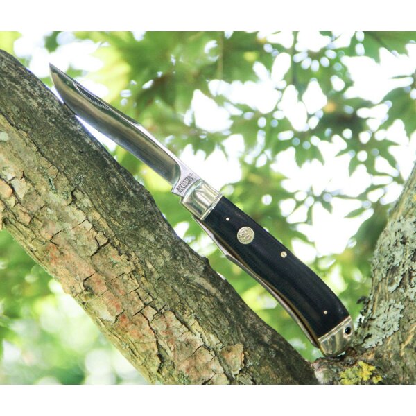 Marbles SADDLEHORN D2 Messer Klappmesser D2 Stahl Micarta Nickelsilberbacken