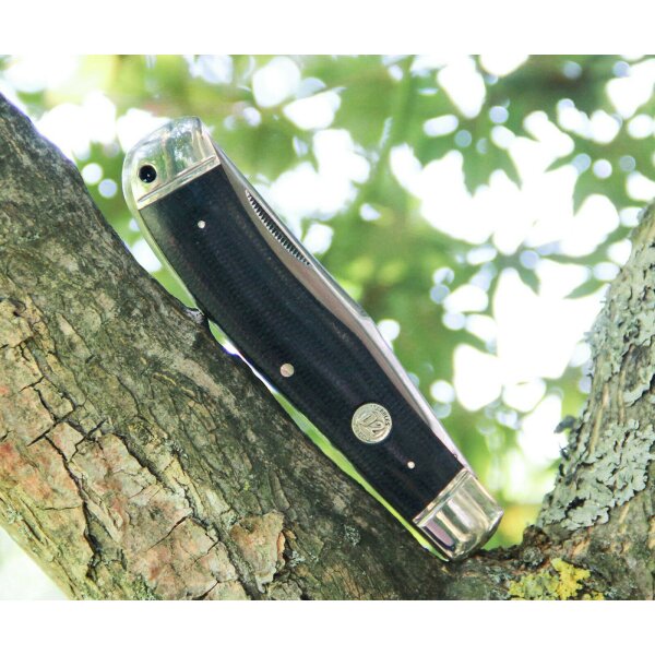 Marbles SADDLEHORN D2 Messer Klappmesser D2 Stahl Micarta Nickelsilberbacken