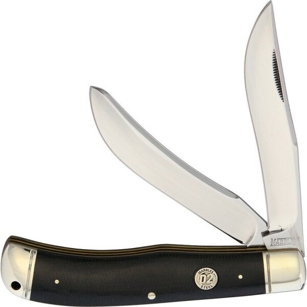Marbles SADDLEHORN D2 Messer Klappmesser D2 Stahl Micarta Nickelsilberbacken